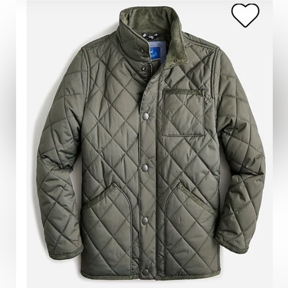 J Crew Boys Quilted Jacket